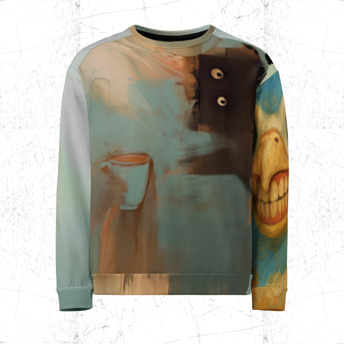 Cute & Creepy - DSGNR - AOP QR Music Sweatshirt