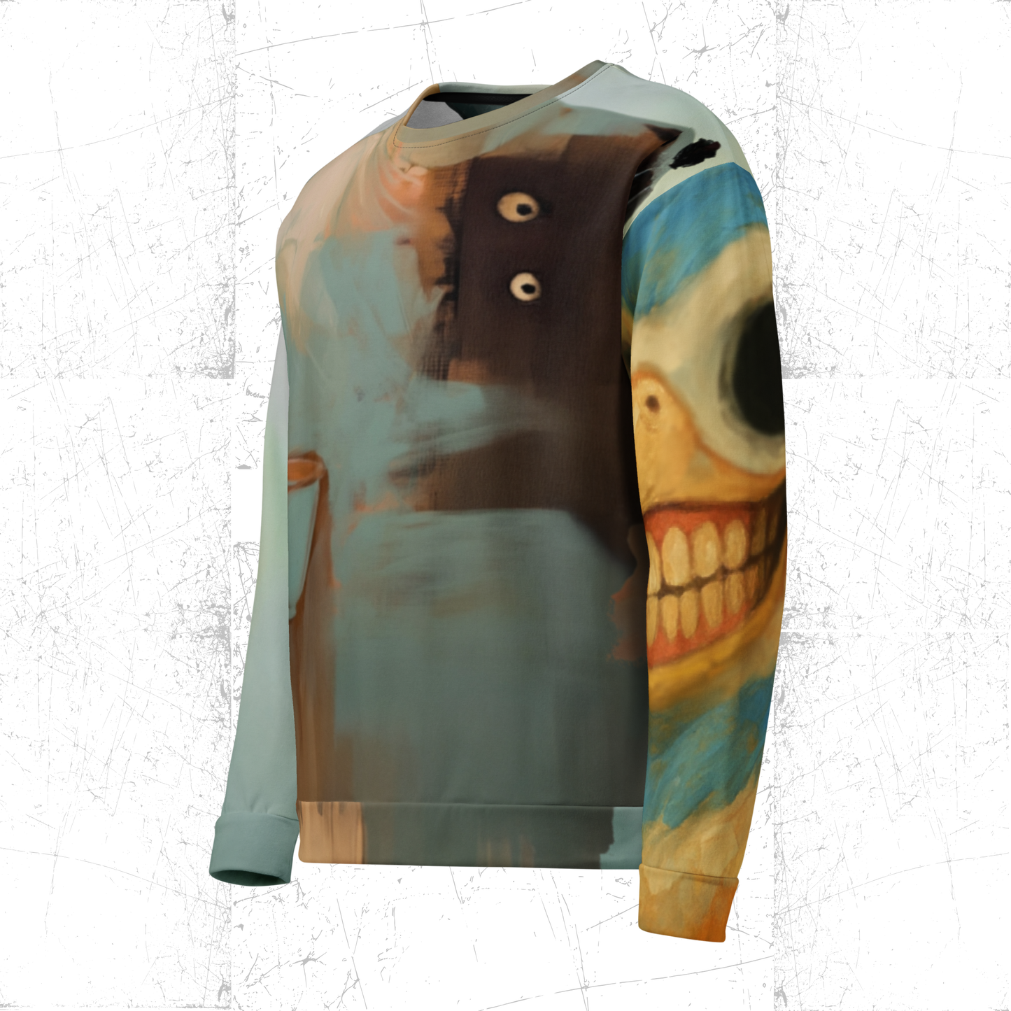 Cute & Creepy - DSGNR - AOP QR Music Sweatshirt