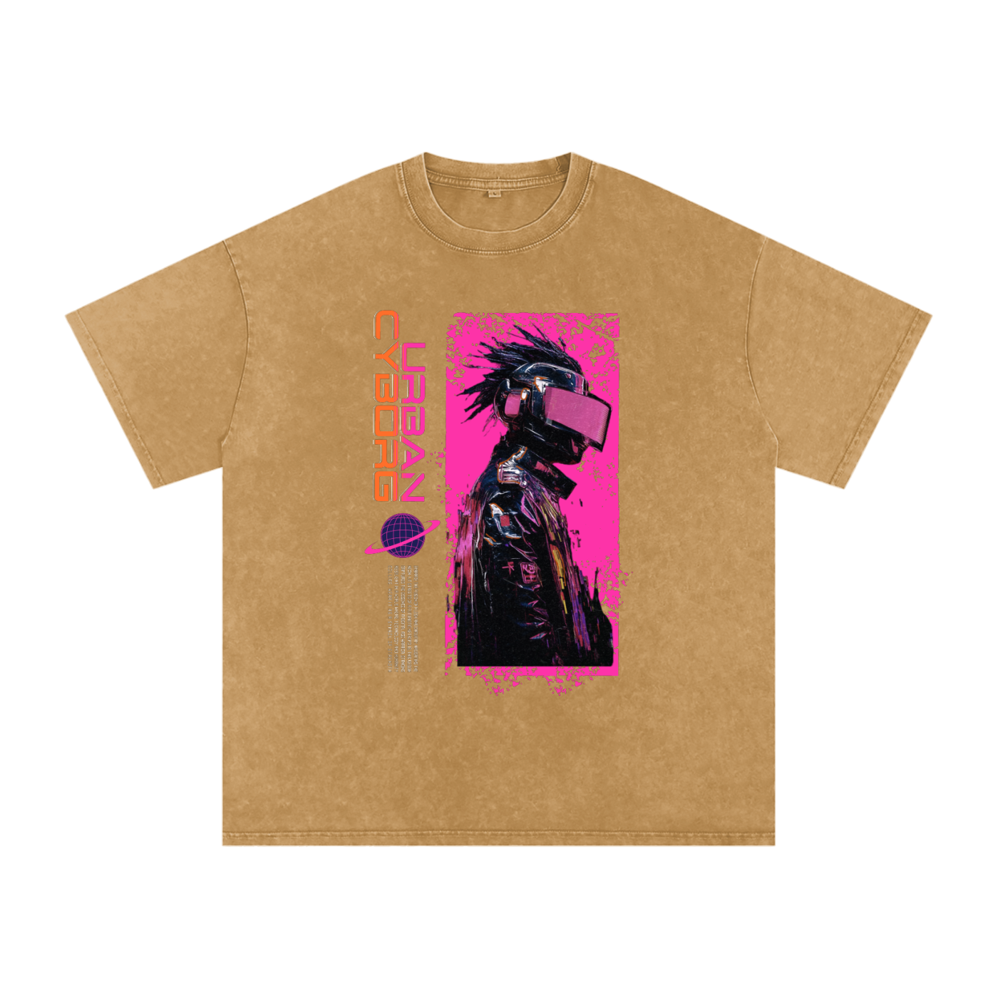 QRStreetWear,QR CYBERPUNK,QR EXPERIENCE,OVERSIZED,TAPSTITCH,ACID WASH