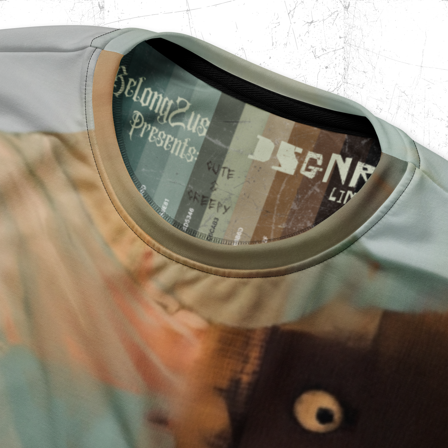 Cute & Creepy - DSGNR - AOP QR Music Sweatshirt