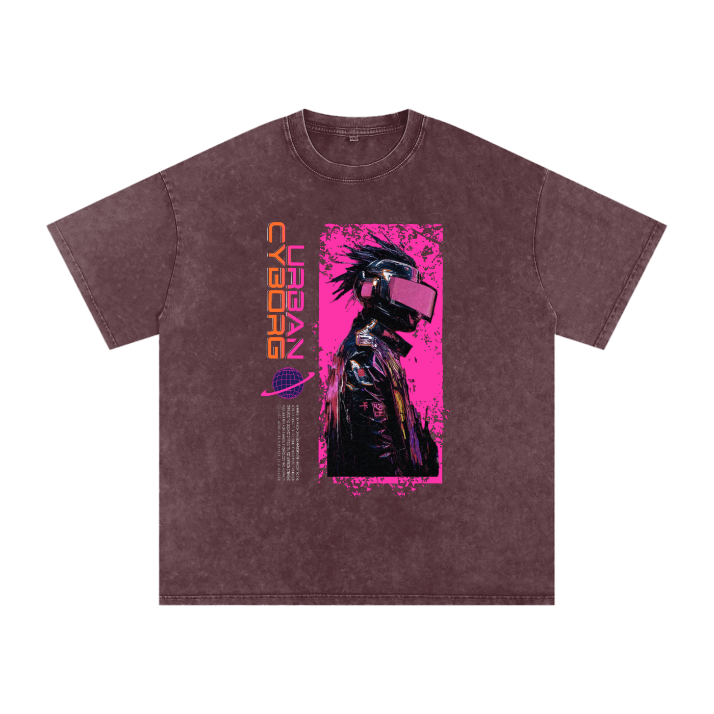 QRStreetWear,QR CYBERPUNK,QR EXPERIENCE,OVERSIZED,TAPSTITCH,ACID WASH