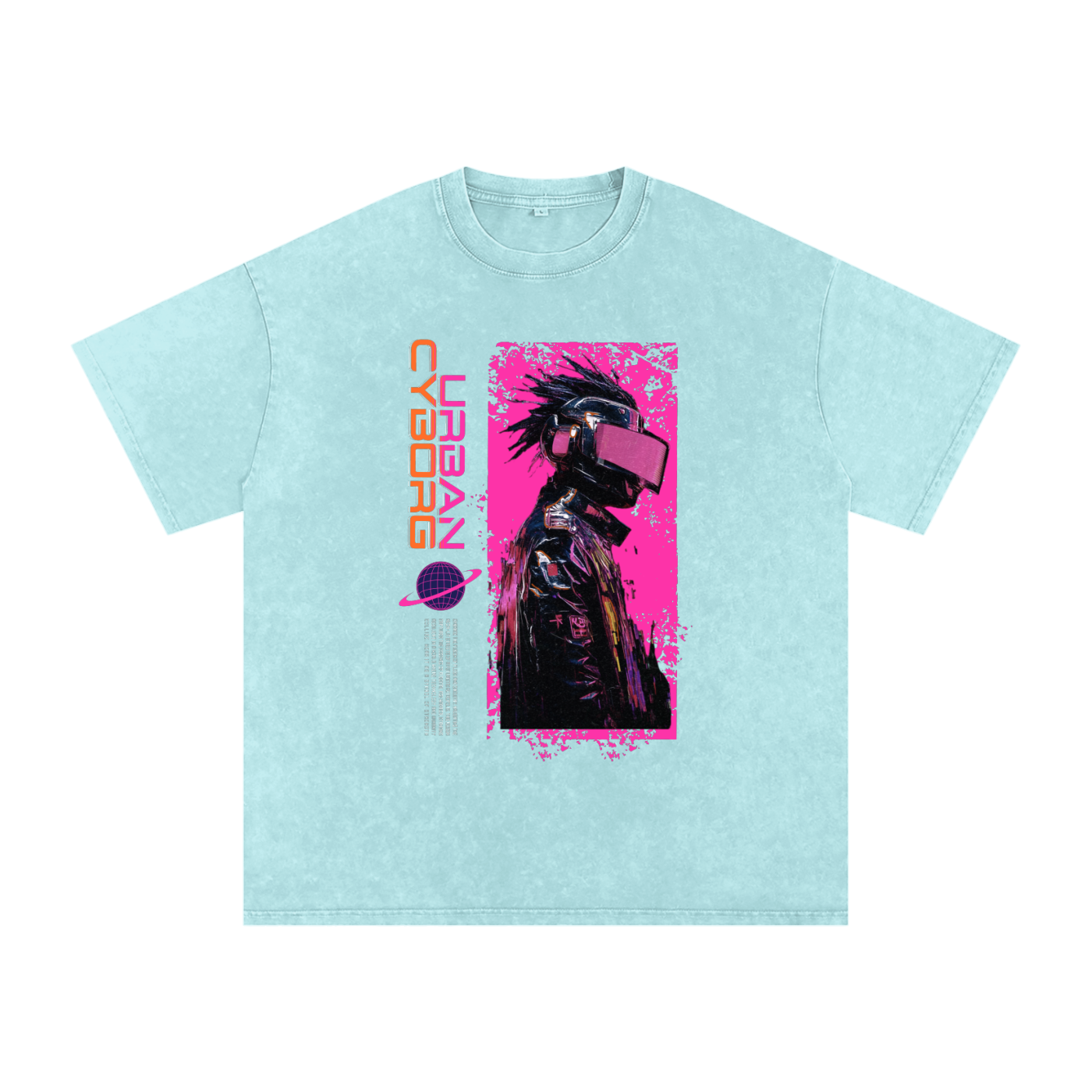 QRStreetWear,QR CYBERPUNK,QR EXPERIENCE,OVERSIZED,TAPSTITCH,ACID WASH