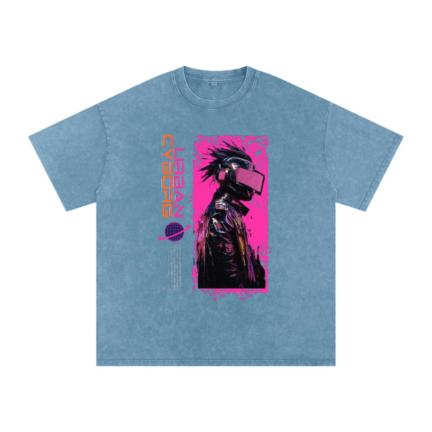 QRStreetWear,QR CYBERPUNK,QR EXPERIENCE,OVERSIZED,TAPSTITCH,ACID WASH