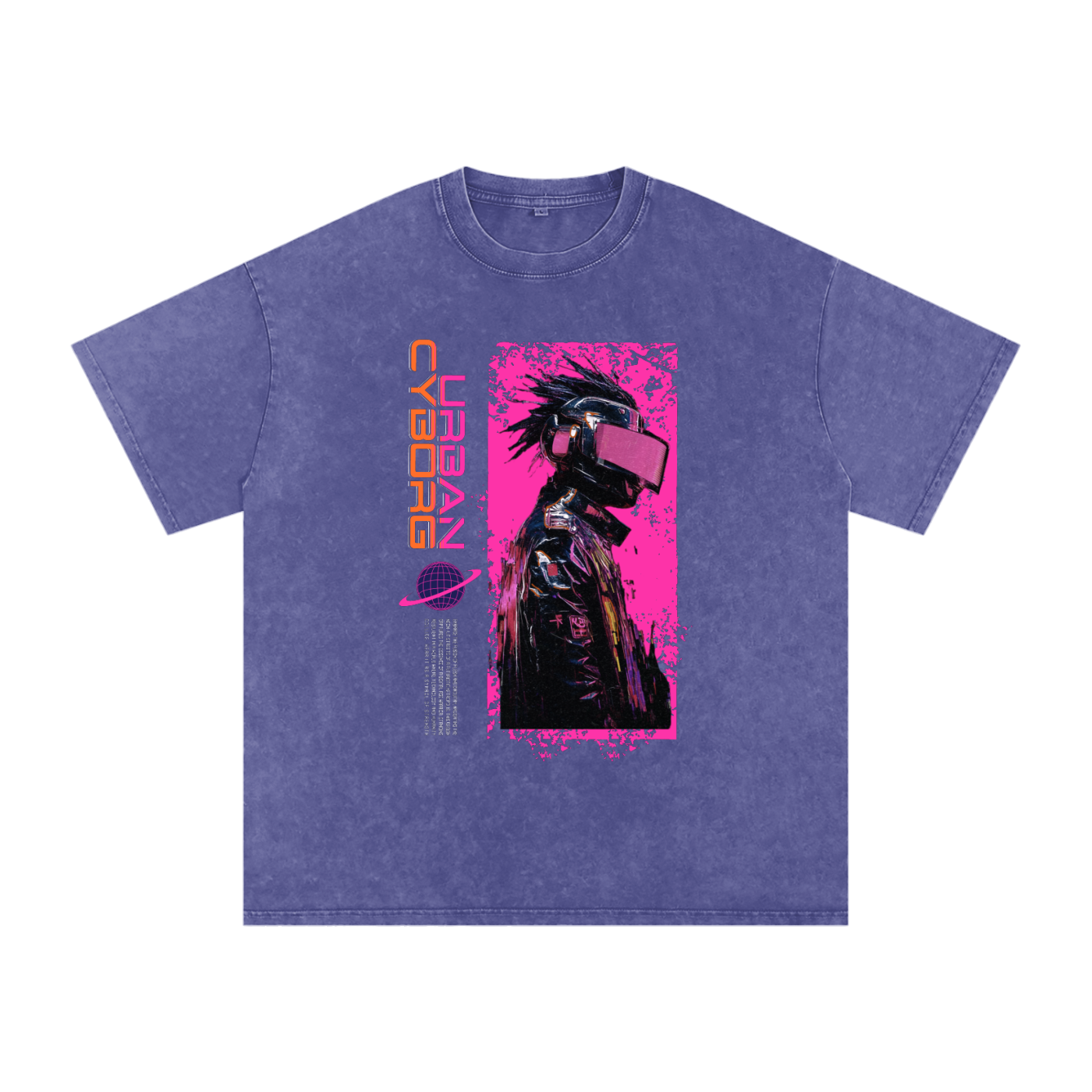QRStreetWear,QR CYBERPUNK,QR EXPERIENCE,OVERSIZED,TAPSTITCH,ACID WASH