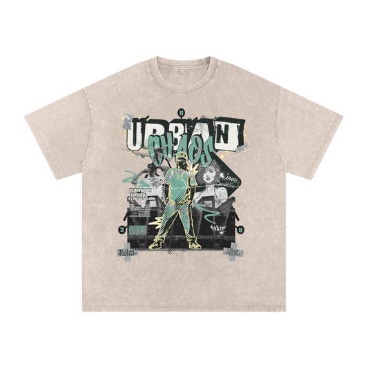 qr music t-shirt,faded,faded t-shirt,snow washed,oversized