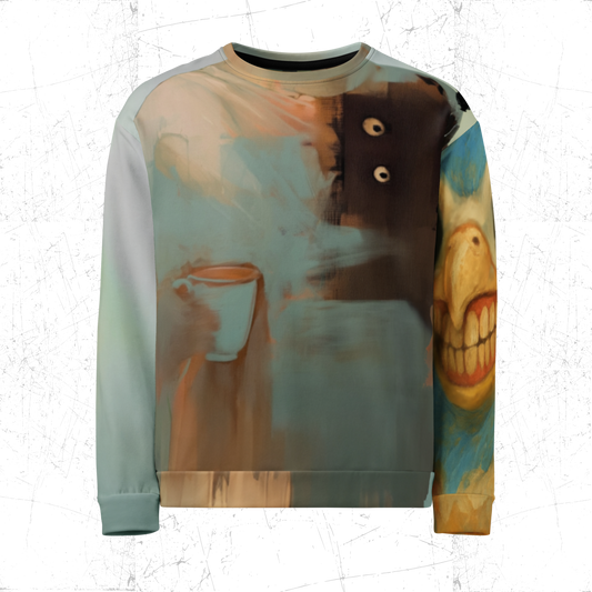 Cute & Creepy  - DSGNR - AOP QR Music Sweatshirt