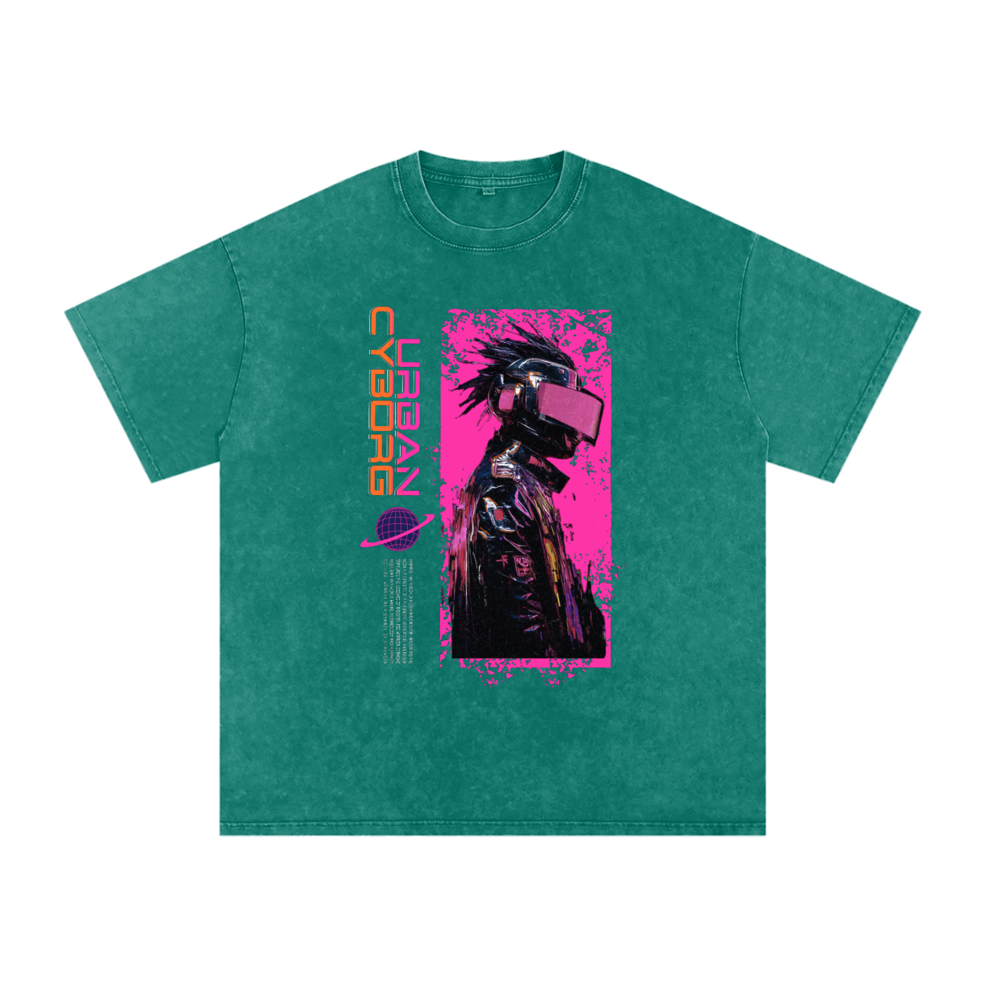 QRStreetWear,QR CYBERPUNK,QR EXPERIENCE,OVERSIZED,TAPSTITCH,ACID WASH