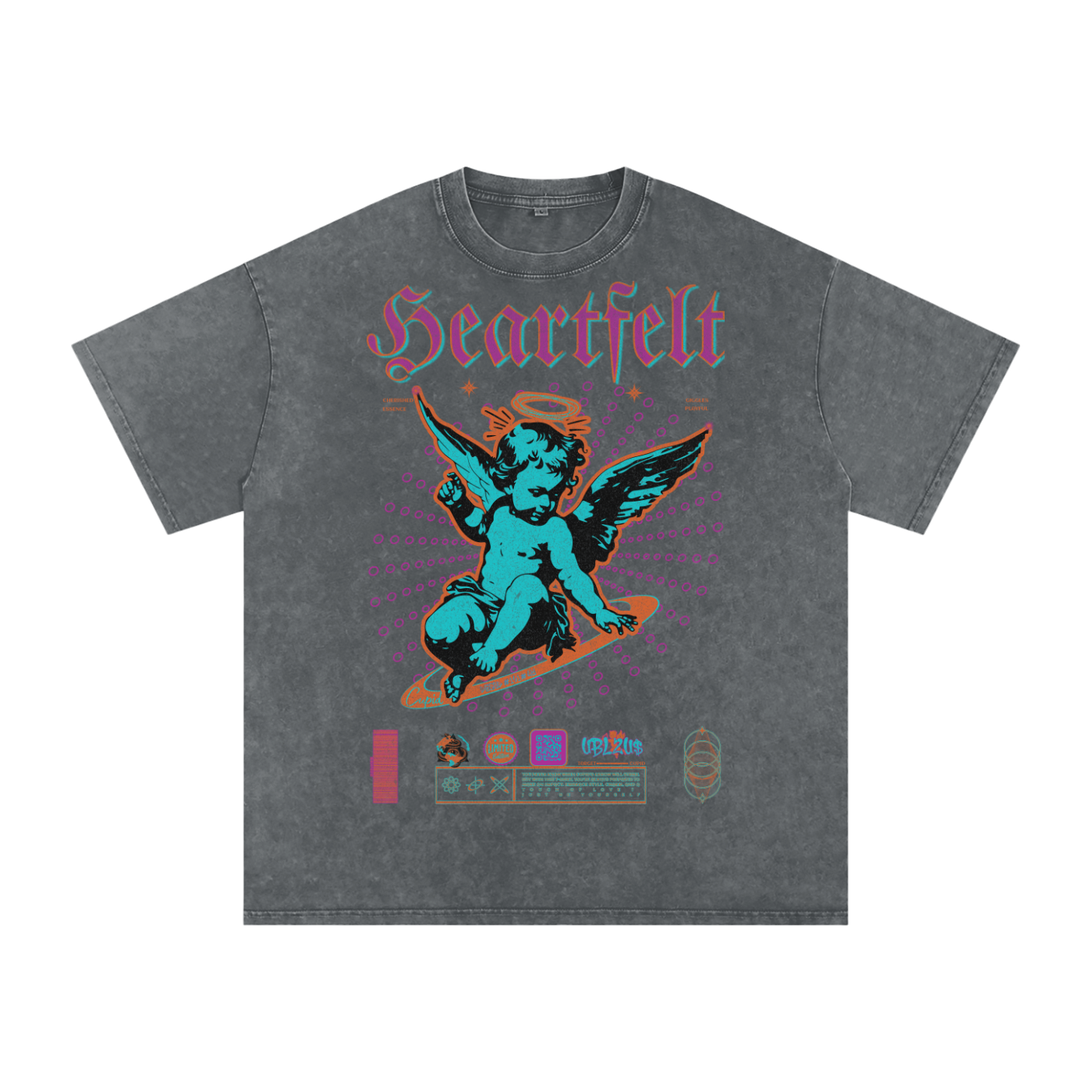 HEARTFELT - QR Music T-shirt - #101# Limited Edition