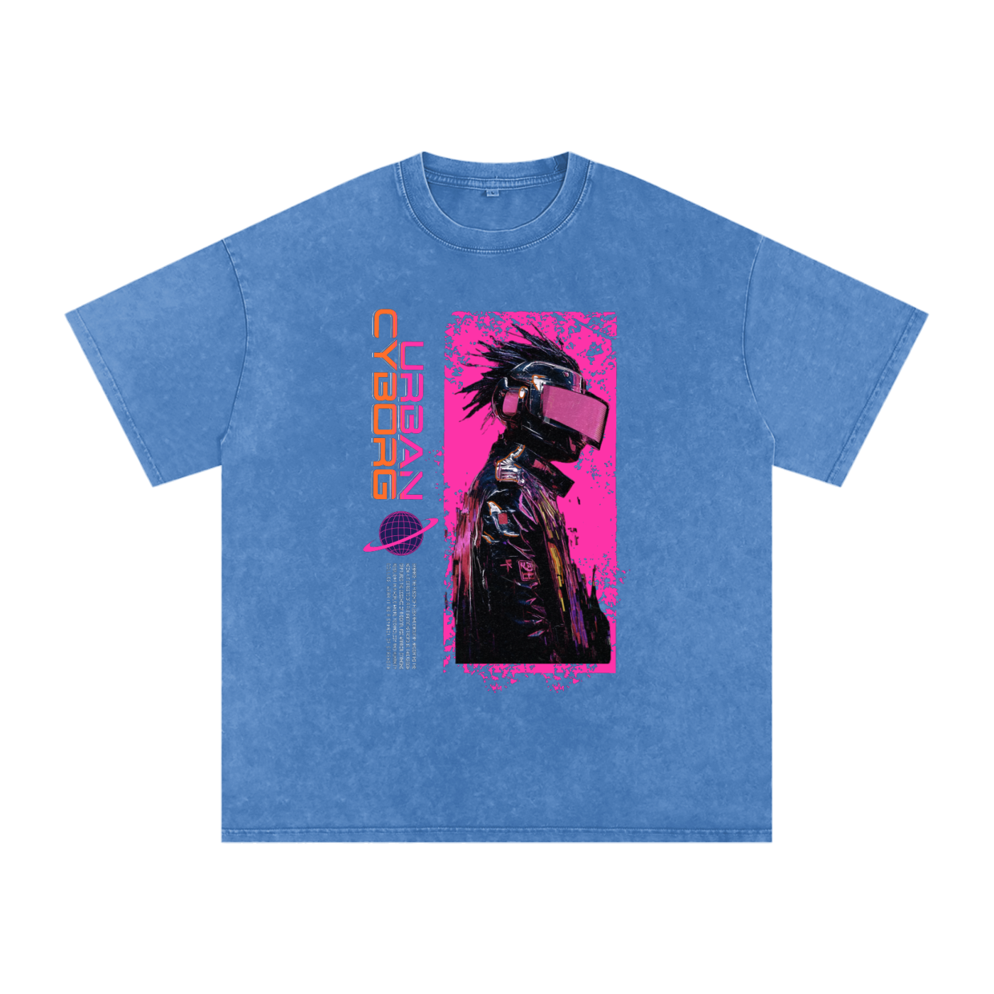 QRStreetWear,QR CYBERPUNK,QR EXPERIENCE,OVERSIZED,TAPSTITCH,ACID WASH