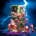 Tiny Workers™ – Pastel Rose Garden – Limited QR Music Case for iPhone® – Tough | Matte – Phone Case | QR Music Drop by uBelong2.us | Variant: iPhone 11