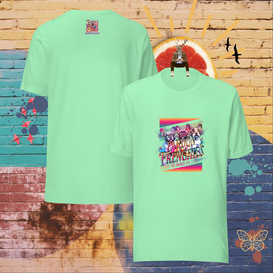 Pardon My Frenchies – Limited QR Music T-Shirt – Unisex | Relaxed Fit | Supreme Comfort – T-Shirt | QR Music Drop by uBelong2.us | Variant: Mint