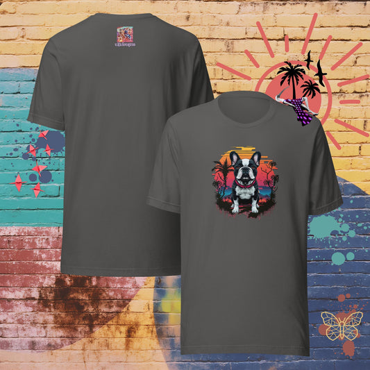 Stormy & Sunset – Limited QR Music T-Shirt – Unisex | Relaxed Fit | Supreme Comfort – T-Shirt | QR Music Drop by uBelong2.us | Variant: Asphalt