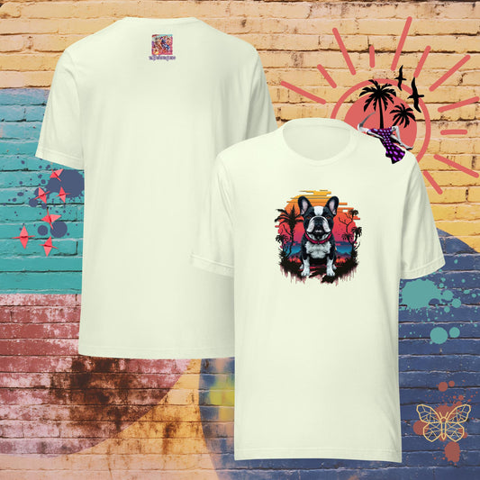 Stormy & Sunset – Limited QR Music T-Shirt – Unisex | Relaxed Fit | Supreme Comfort – T-Shirt | QR Music Drop by uBelong2.us | Variant: Citron